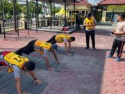 Uji Kemampuan Fisik, Personel Polres Tegal Kota Ikuti Tes Kesamaptaan Jasmani