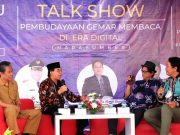 Hadirkan Gola Gong, Perpustakaan Kota Magelang Gelar Talkshow ‘Pembudayaan Gemar Membaca di Era Digital’