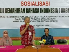 Disdikpora Wonosobo Gandeng Balai Bahasa Jateng Sosialisasikan UKBI Adaptif Merdeka