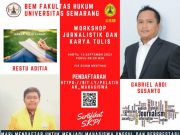 BEM FH USM Gelar Workshop Jurnalistik dan Karya Ilmiah