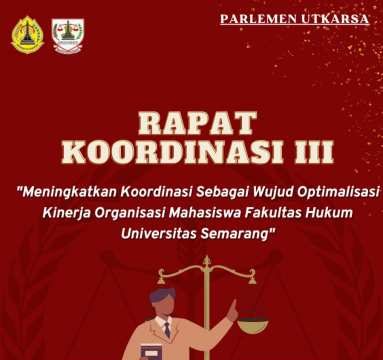 Dema FH USM Adakan Rapat Koordinasi III