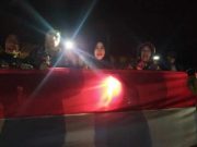 FKPPI Wonosobo Bentangkan Bendera Merah Putih di Puncak Dieng
