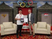 Kunjungi Kantor NOC Indonesia, Presiden IFSC Pastikan Indonesia Tuan Rumah World Cup 2023