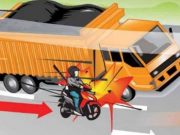 Serempetan dengan Truk, Seorang Pengendara Motor di Kudus Tewas