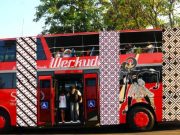 Wow, Ada Apa Bus Tingkat Werkudara Solo Dibalut Kain Batik ?