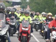 Semarak G20, Kanwil Jateng Gelar Touring Sepeda Motor