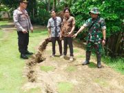 Tanah Ambles di Desa Karangbolong Ancam Kantor Desa