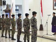 HSN di Pacitan, Kirab Bendera Santri dan Menggelar Istiqhosah