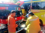Tabrakan, Sopir Kejepit Bodi Mobil, Ini yang Dilakukan Damkar Wonogiri