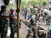 Tim Wasev Sterdam IV/Diponegoro Tinjau TMMD di Eromoko Wonogiri