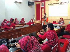 Sosialisasi Simulasi Evakuasi Mandiri Gempa Bumi di Puskemas Wonogiri