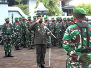 Sambut HUT Ke-77 TNI, Dandim 0728 Wonogiri Pimpin Ziarah Nasional