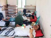 Peringatan Hari Santri Diwarnai dengan Pengukuhan Kampung Donor Darah di Kradenan