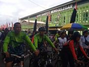 Meriahkan HUT ke-77 TNI, Batalyon Armed 11/Guntur Genie/Kostrad Gelar Sepeda Gembira Armed 11