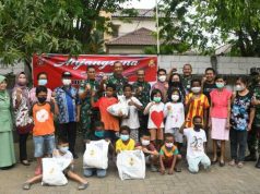 Prajurit, Dharma Pertiwi Daerah D dan Persit KCK PD IV/Diponegoro Sambangi Panti Asuhan