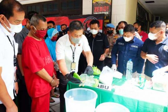 Ditresnarkoba Polda Jateng Musnahkan 3,4 Kg Barang Bukti Sabu Jaringan Internasional