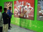 Wadahi Seniman, Pemerintah Desa Bandongan Gelar Pameran Lukisan Pemerintah Desa Bandongan