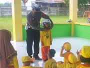 Satlantas Polres Tegal Beri Penyuluhan dan Pembinaan Anak TK