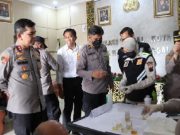 Mendadak, Personel Polres Tegal Kota Jalani Tes Narkoba