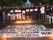 Pemain Persiku dan Suporter Gelar Doa Bersama untuk Tragedi Kanjuruhan