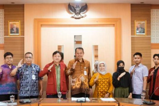UKM PIB USM Jajaki Kerja Sama dengan Kesbangpol Jateng
