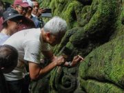 Pahatan Ganjar di Tebing Padas Beji Sudamala Jadi Kenangan