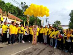 10 Ribu Kader Kudus Meriahkan Jalan Santai HUT Partai Golkar