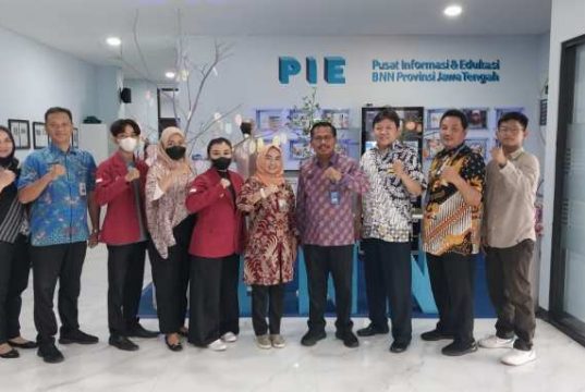 UKM PIB dan BNN Jateng Bersinergi Jadikan USM Kampus Bersinar