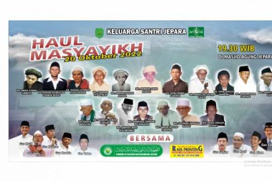 Haul Masyayikh Bersama Keluarga Santri Jepara