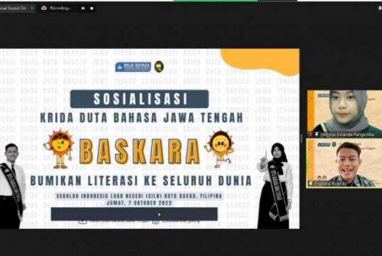 Duta Bahasa Jawa Tengah Sosialisasikan Krida Kebahasaan ke SILN di Malaysia dan Filipina