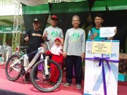 Ribuan Siswa Mengikuti Jalan Sehat dalam Acara Haul KH Abu Syuja’ Ke-76 dan Harlah Masalikil Huda Ke-91