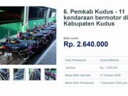 11 Honda Win Bekas Motor Dinas Pemkab Kudus Dilelang, Harganya Cuma Rp 2,6 Juta