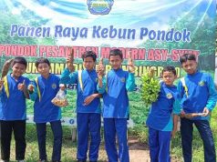 Ajar Santri Bertani, Pontren Modern Muh Asy Syifa’ Panen Raya