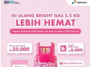 Hanya di Jawa dan Bali, Isi Ulang Bright Gas 5,5 Kg Bisa Hemat Puluhan Ribu Rupiah