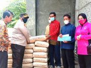 Masjid Al Iman Desa Sendang Dapat Bantuan Semen dari Polres Wonogiri