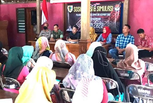 Ini yang Ditekankan Saat Sosialisasi Pilkades Dua Kecamatan di Wonogiri