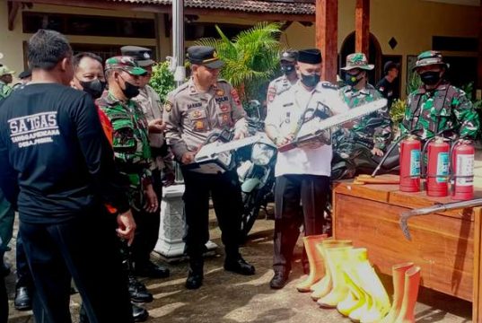 Forkompincam di Wonogiri Prakarsai Gelar Apel Siaga Bencana