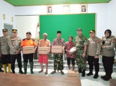 Dandim 0709 Berikan Sembako ke Korban Tanah Longsor di Ayah