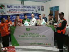 NU Peduli PCNU Kebumen Kirim Paket Sembako ke Korban Bencana