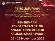 Lowongan Calon Anggota PPK Pemilu 2024 di Kota Magelang Dibanjiri Pendaftar