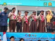 Lima Siswa SMP Walisongo Dilantik Menjadi Pramuka Garuda