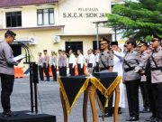 Penyegaran di Lingkungan Polri, Polrestabes Semarang Gelar Sertijab Kapolsek dan Pejabat Utama