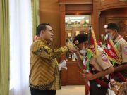 Bupati Lepas Kontingen Kwarcab Blora Ikuti Lomba Tingkat Jateng