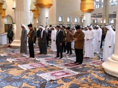 Presiden Jokowi dan Presiden Mohammed Bin Zayed Al Nahyan Resmikan Masjid Raya Sheikh Zayed di Surakarta