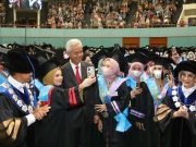 Pesan Menyentuh Ganjar Bikin Ribuan Wisudawan Universitas Pancasila Menangis Haru