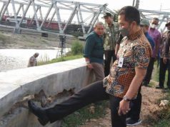 Tanggul Sungai Wulan Retak, Bupati Instruksikan Penanganan Darurat
