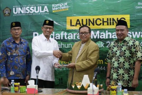 Unissula Buka PMB Jalur Prestasi dan Online