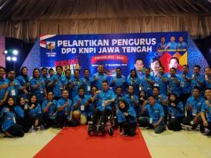 Pelantikan DPD KNPI Jateng, Gaspol Kemandirian Ekonomi Anak Muda