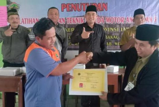 Pelatihan Teknik Sepeda Motor bagi Pemuda di Watumalang Ditutup, Ini Hasilnya
