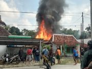 Tiga Rumah Kayu Ludes Terbakar di Tawangharjo, Diduga Korsleting Listrik
